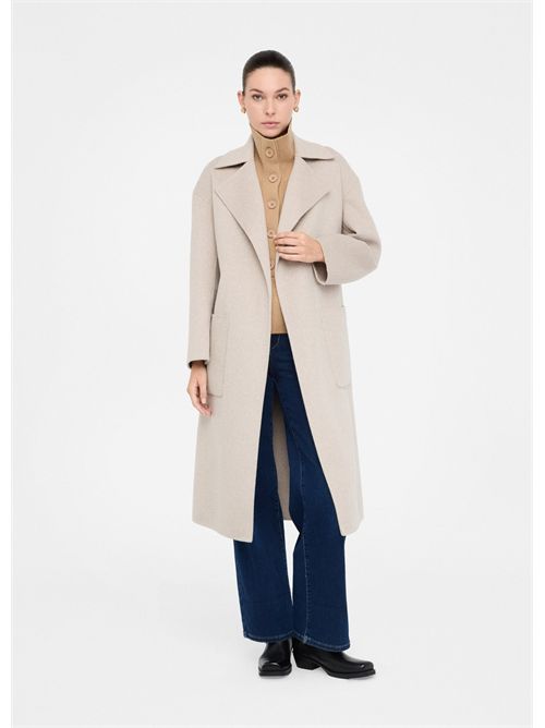Cappotto in lana con cintura LIU JO | CF5283T4627/71500
